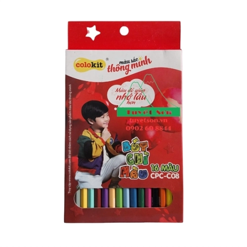 Bút chì màu CP-C08 16 màu