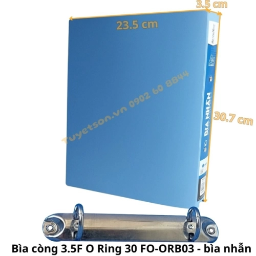 display Bìa còng 3.5F O Ring 30 FO-ORB03 - bìa nhẫn 2