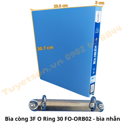 Bìa còng 3F O Ring 30 FO-ORB02 - bìa nhẫn