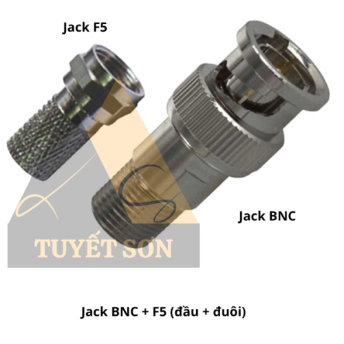 Jack BNC + F5 (đầu + đuôi)