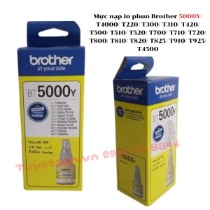 Mực nạp in phun Brother 5000Y/ T4000/ T220/ T300/ T310/ T420/ T500/ T510/ T520/ T700/ T710/ T720/ T800/ T810/ T820/ T825/ T910/ T925/ T4500