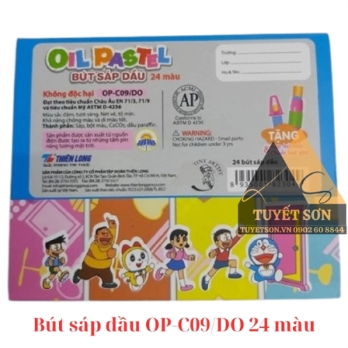 display Bút sáp dầu OP-C09/DO 24 màu 5