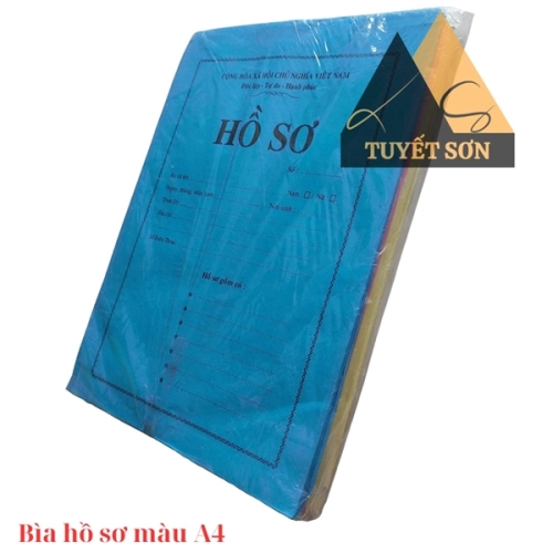 Bìa hồ sơ màu A4