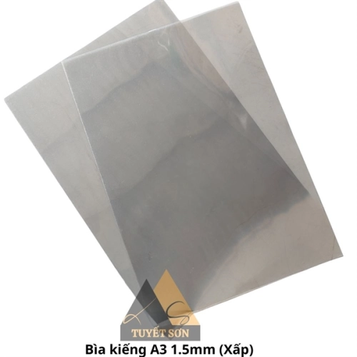 Bìa kiếng A3 1.5mm thường