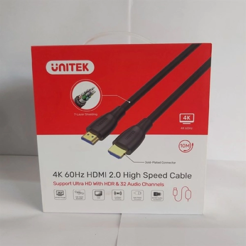display Cáp HDMI 10m Unitek C11043BK 4K 2.0 2