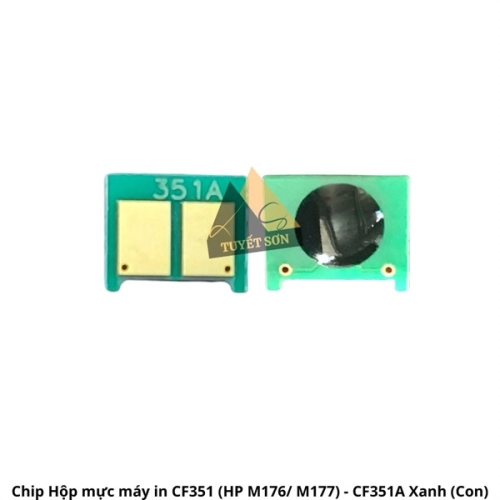 Chip CF351 XANH - HP 130A M153 M176 M177