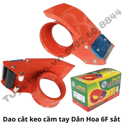 Dao cắt keo cầm tay Dân Hoa 6F sắt