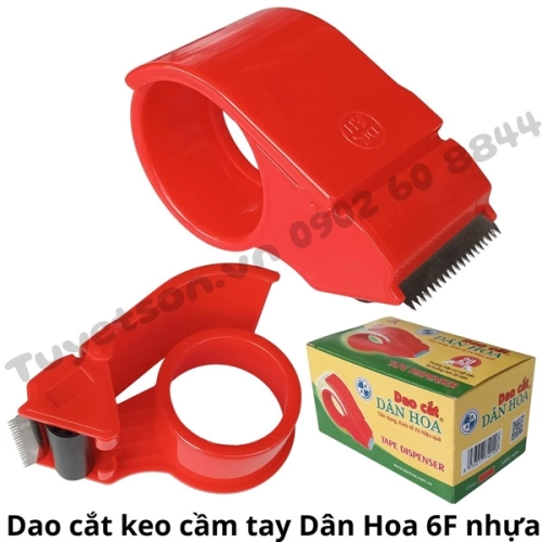 Dao cắt keo cầm tay Dân Hoa 6F nhựa