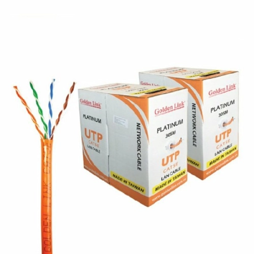 Cáp mạng Golden Link Cat5E UTP (Cam)