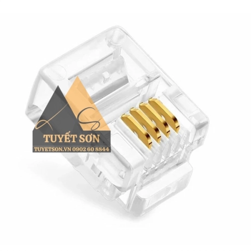 Đầu điện thoại 4 line RJ11 Unitek OT26TP