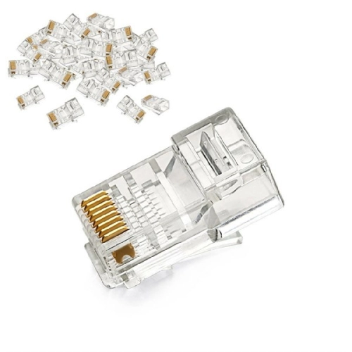 Đầu mạng RJ45 CAT5E KM508 (Hộp 100)