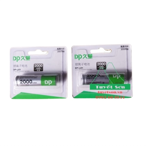 display Pin sạc 18650 DP LI01 3.7V 2000mah (Hộp 10 viên) 2