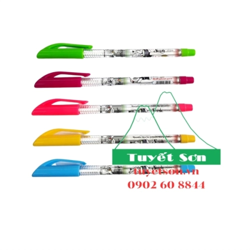 display Bút bi Thiên Long FO-018 0.38mm 5