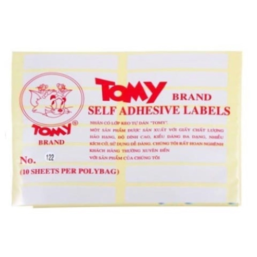 Giấy Decal TOMY A5 - Đề can hộp A5 số 99 đến 124