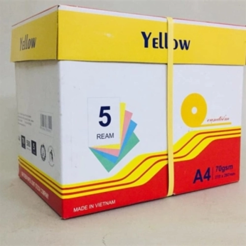 Giấy A4 Tenplus 70Gsm Vàng