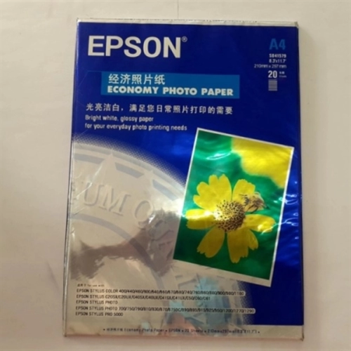 Giấy in ảnh Epson 230Gsm A4 2 mặt bóng 20 tờ