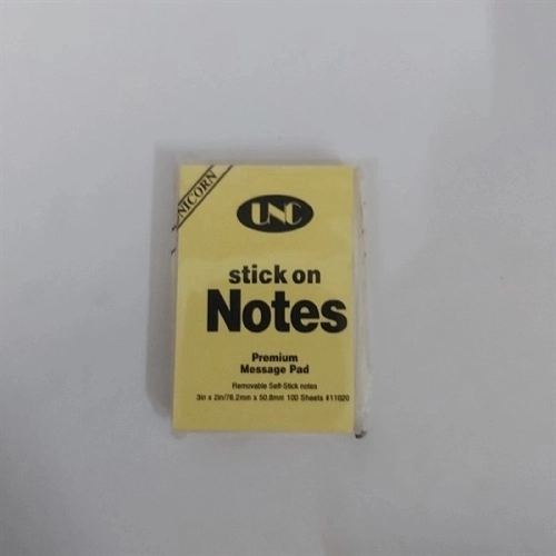 display Giấy Note 3x2 vàng UNC (4,9x7,6cm) 1