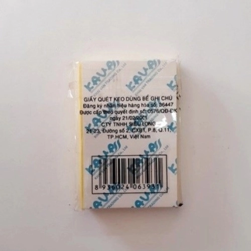 display Giấy Note 3x2 vàng UNC (4,9x7,6cm) 2