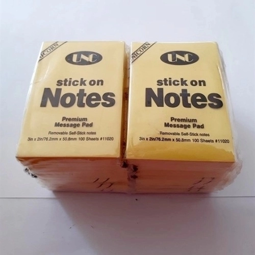 display Giấy Note 3x2 vàng UNC (4,9x7,6cm) 3