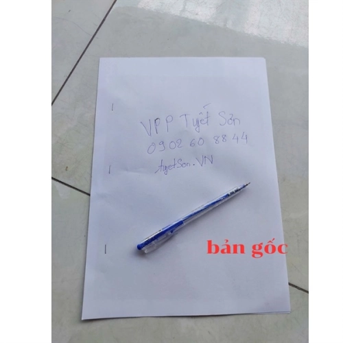 display Giấy than A4 2 mặt 2