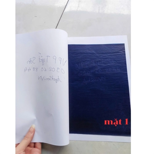 display Giấy than A4 2 mặt 3