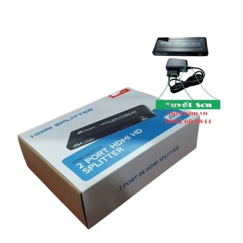 Hub HDMI 1-2 FJGEAR 4K102-L - Switch Bộ chia cổng HDMI