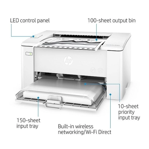display Máy in laser trắng đen HP M102A 3