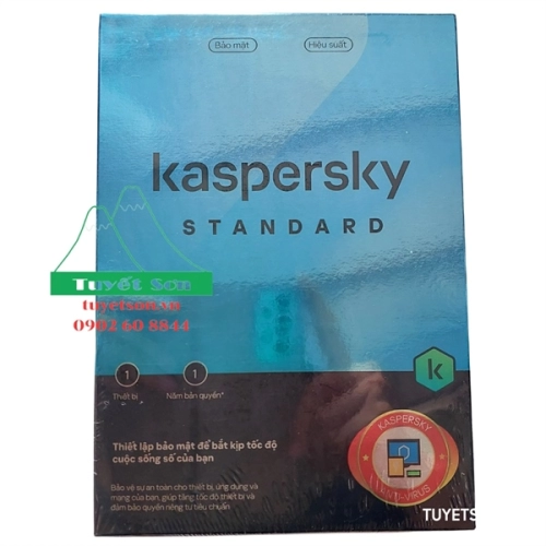 Phần mềm diệt Virut Kaspersky Standard 1 thiết bị/ năm