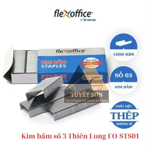 Kim bấm số 3 Thiên Long FO-STS01