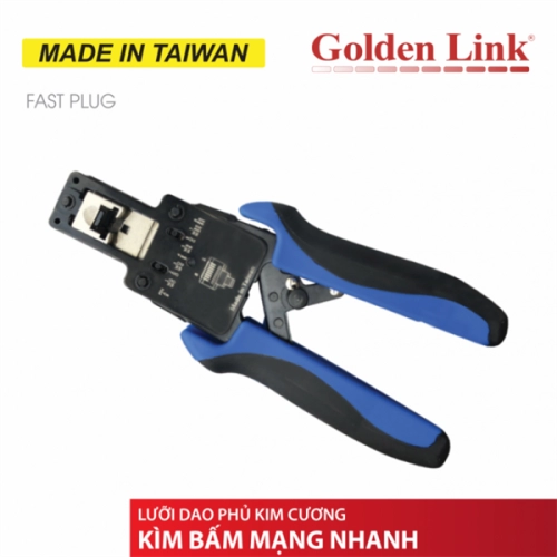 Kềm bấm mạng Golden Link xuyên thấu