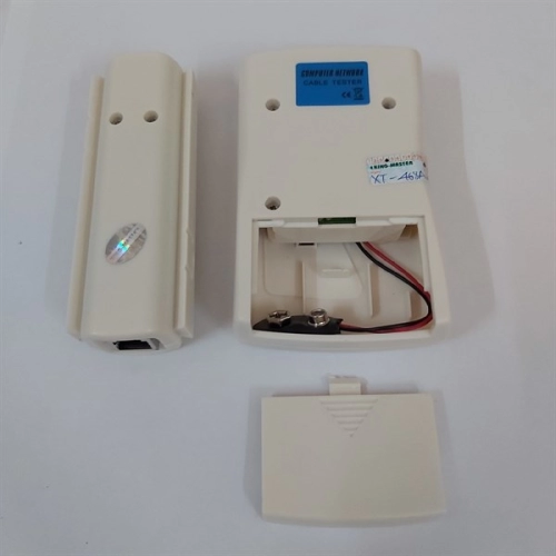 display Bộ Tester kiểm tra tín hiệu dây mạng XT-468 trắng đen 5