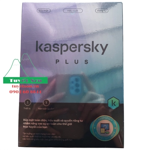 Phần mềm diệt Virut Kaspersky Plus 1 thiết bị/ năm