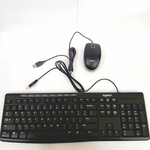 Combo phím chuột có dây Logitech MK200