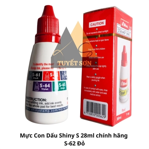display Mực Con Dấu Shiny S 28ml chính hãng 3