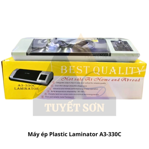 display Máy ép Plastic Laminator A3-330C 2