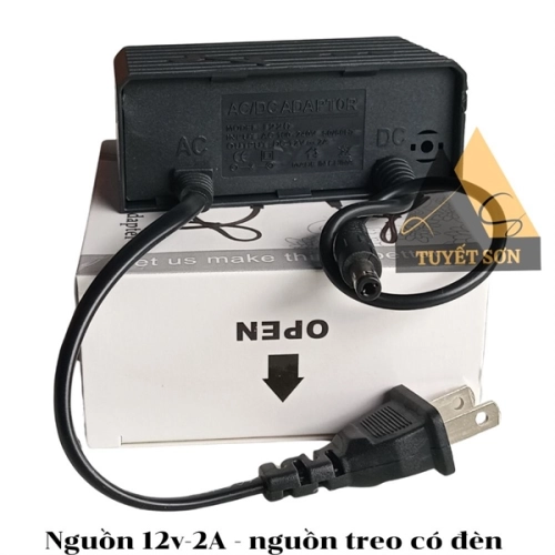 display Nguồn 12v-2A - nguồn treo có đèn 2