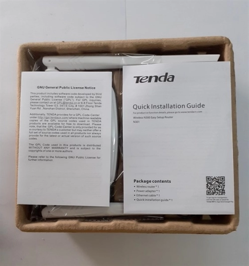 display Bộ phát sóng wifi Tenda N301 3