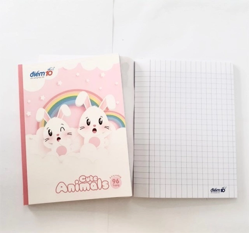 display Tập vở Điểm 10 TP-NB053 - 96 trang - 4 ôly vuông - 80gsm 2