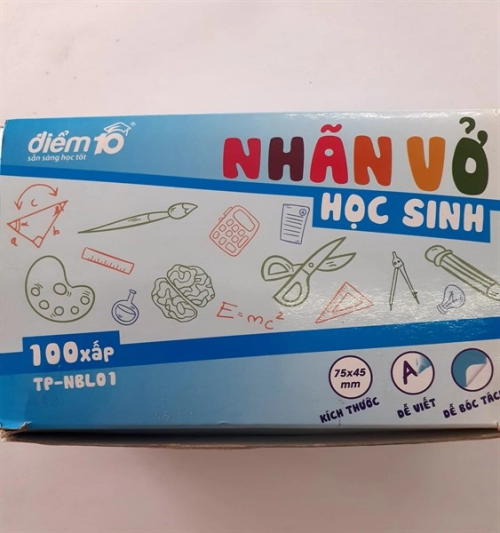 display Nhãn vở điểm 10 TP-NBL01 (Túi 12 cái) 3