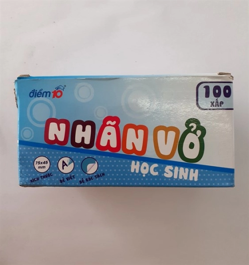 display Nhãn vở điểm 10 TP-NBL01 (Túi 12 cái) 4