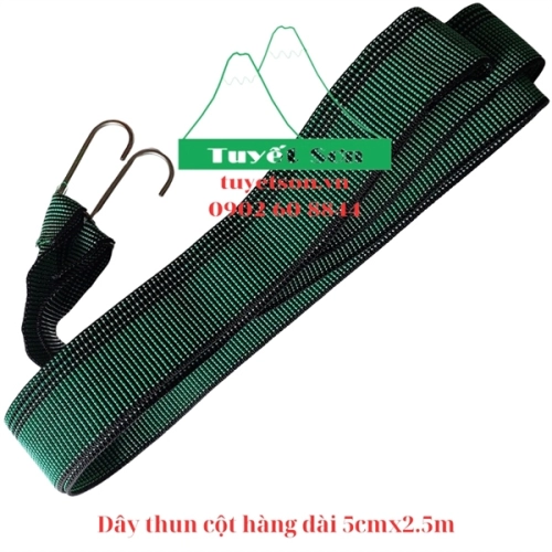 Dây thun cột hàng dài 5cmx2.5m (dây ràng)