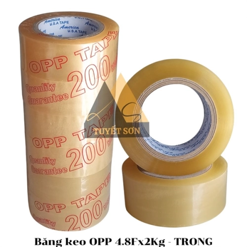 Băng keo OPP 4.8F - 200Y - cây 2Kg