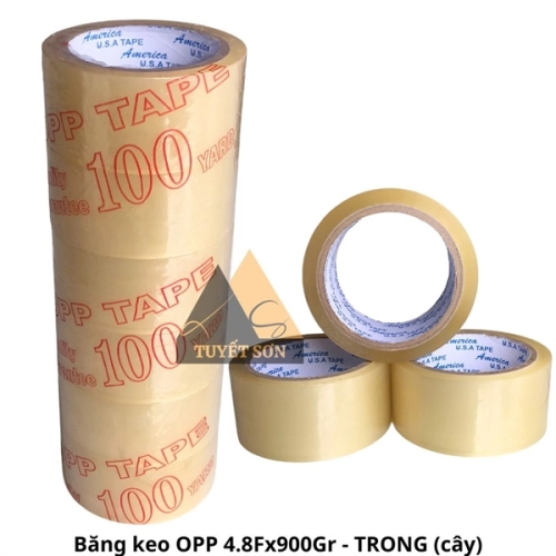 Băng keo OPP 4.8F - 100Y - cây 900Gr