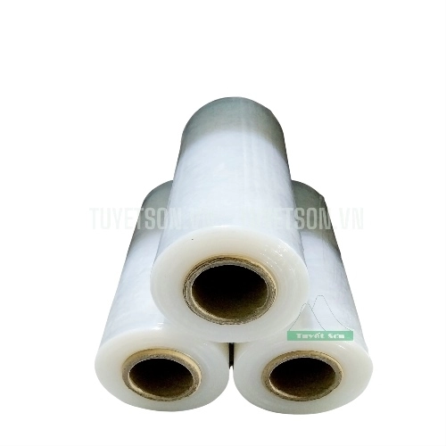 display Màng PE 200mm 1.12kg - Màng quấn hàng 20cm 2.8 1