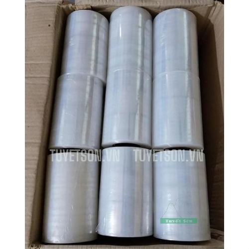 display Màng PE 150mm 840gr - Màng quấn hàng 15cm 2.8 2