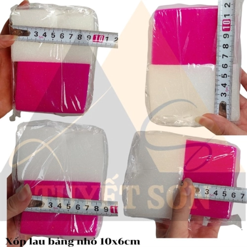 Xốp lau bảng TIỂU NHỎ MÀU 10x6cm - màu ngẫu nhiên