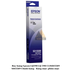 Ruy băng Epson LQ590 LQ-590 C13S015589 S015589 Chính hãng - Băng mực phim mực