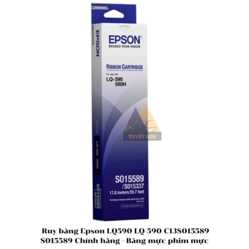 display Ruy băng Epson LQ590 LQ-590 C13S015589 S015589 Chính hãng - Băng mực phim mực 1