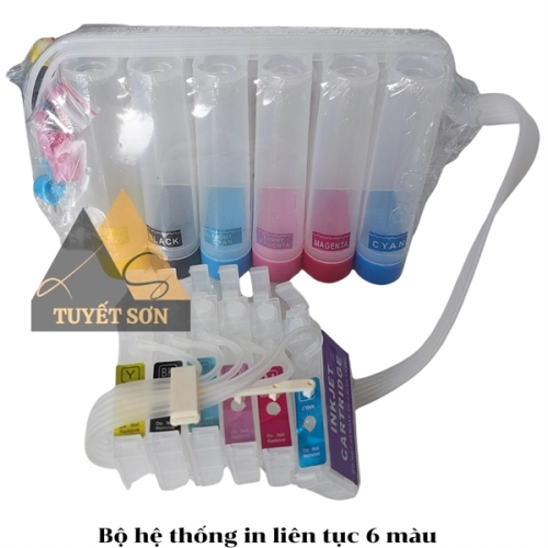 Bộ hệ thống in liên tục 6 màu