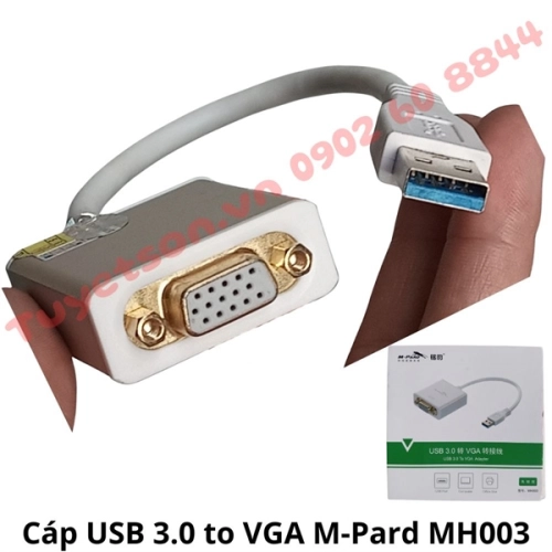 display Cáp USB 3.0 to VGA M-Pard MH003 1